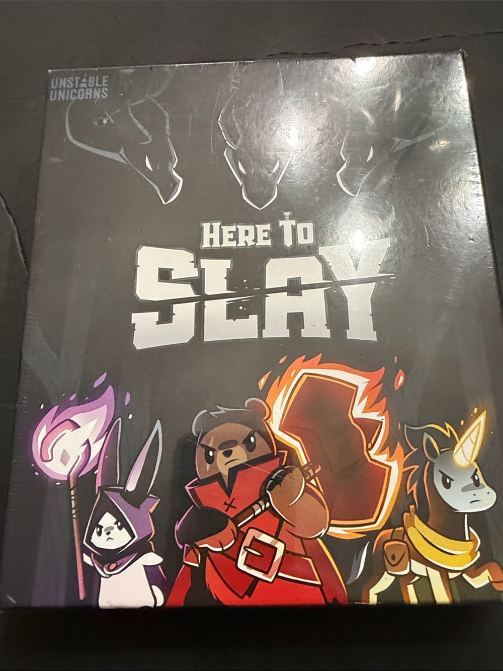 Here to Slay card game by Unstable Games.